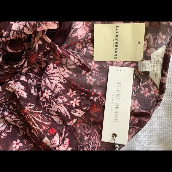 Lucky brand blouse Sz Small - Picture 5 of 11